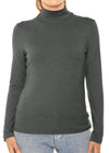 Oh So Soft Long Sleeve Mock Turtle Neck Top