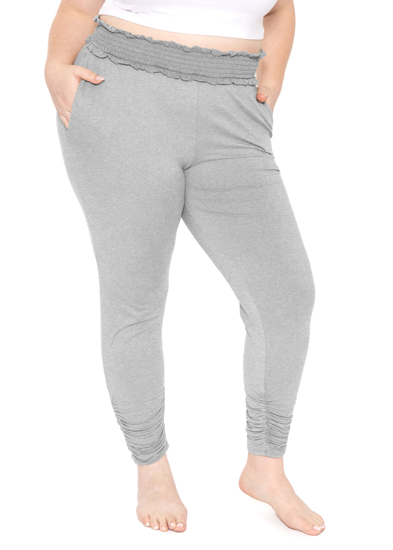 Oh So Soft Smocked Waistband Stretch Joggers with Pockets and