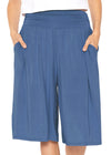 Stretch (Rayon) Gaucho Pants with Pockets