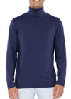 Men's Long Sleeve Poly Spandex Turtleneck