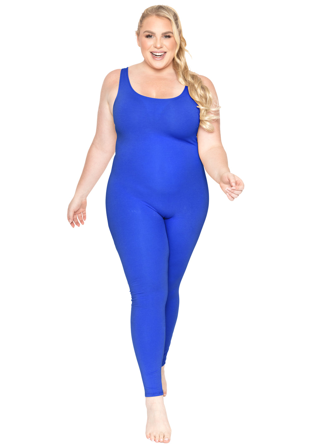 Stretch is Comfort Plus Size NYLON / Spandex Neon Tank Unitard – Stretch Is  Comfort