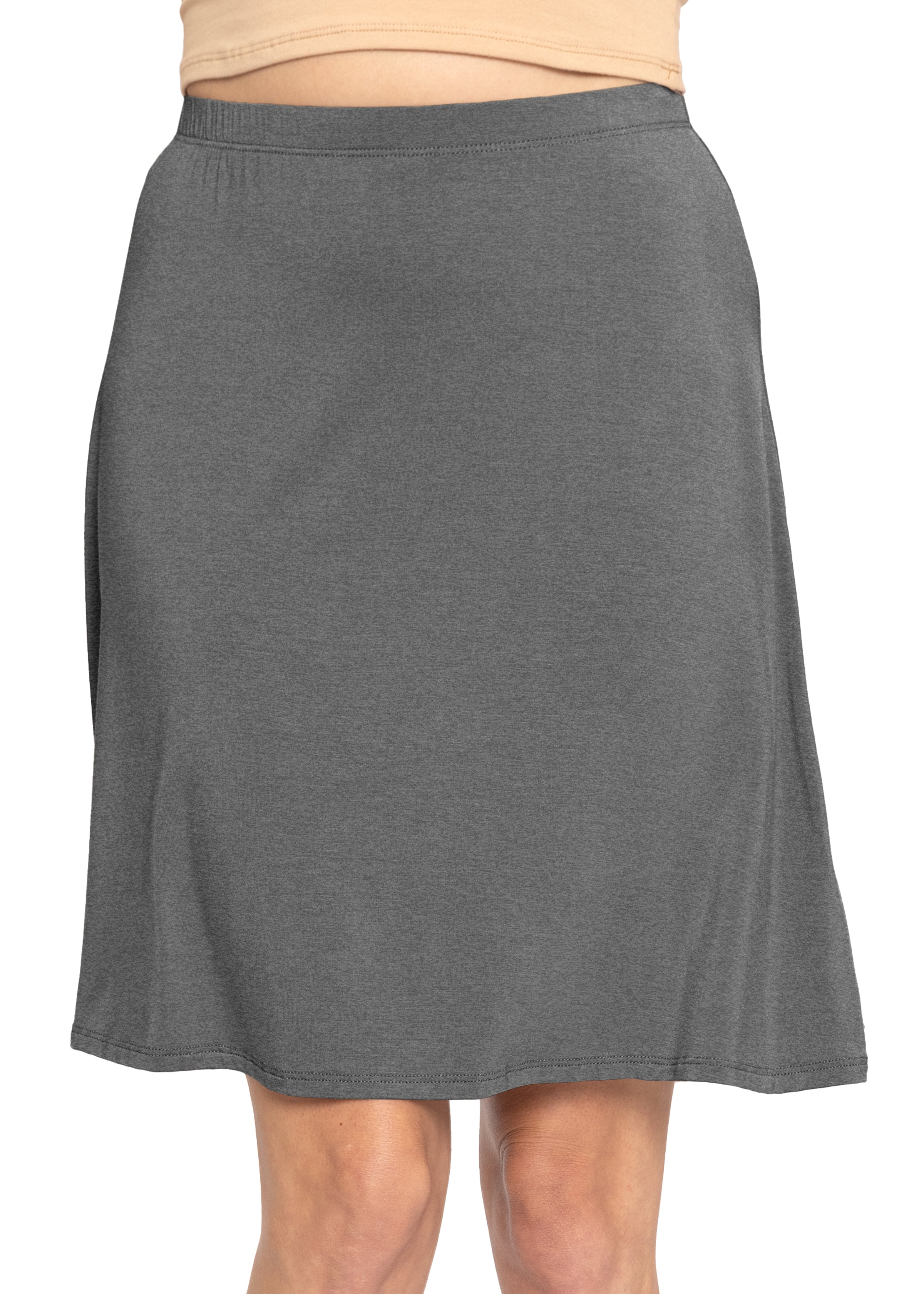 Stretch Is Comfort Women s A Line Knee Length Skirt