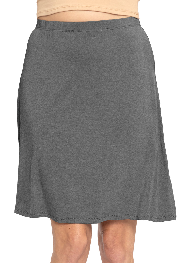 Stretch Is Comfort Women's A-Line Knee Length Skirt