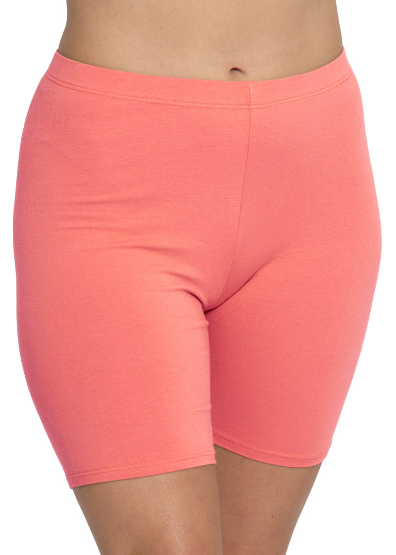 Cotton bicycle shorts womens deals