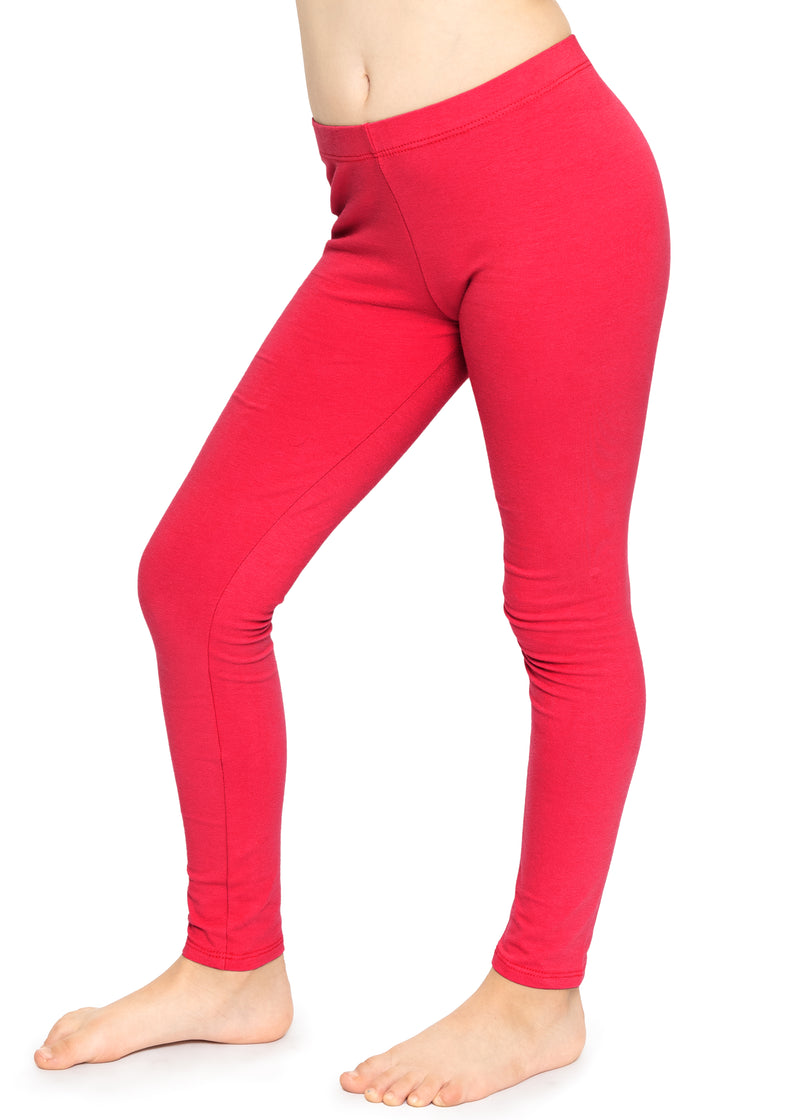Girl s Cotton Leggings Stretch Is Comfort