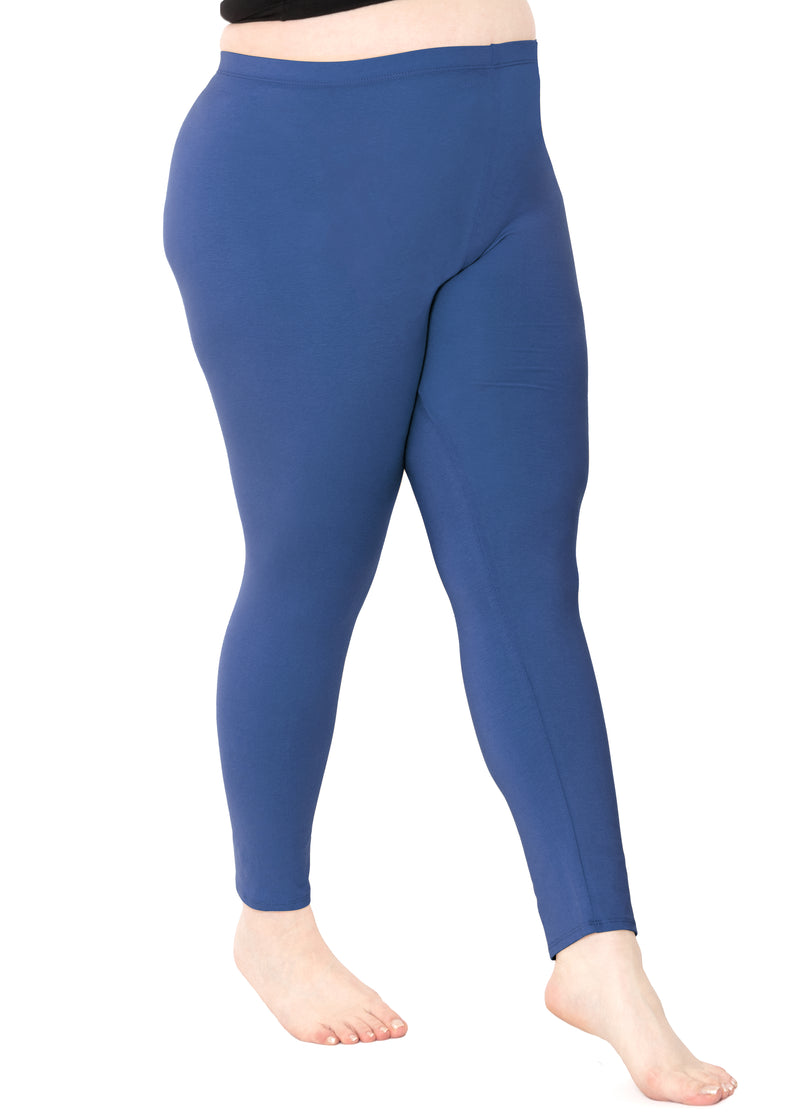 Stretch Is Comfort Women s Plus Size Oh So Soft Solid Leggings