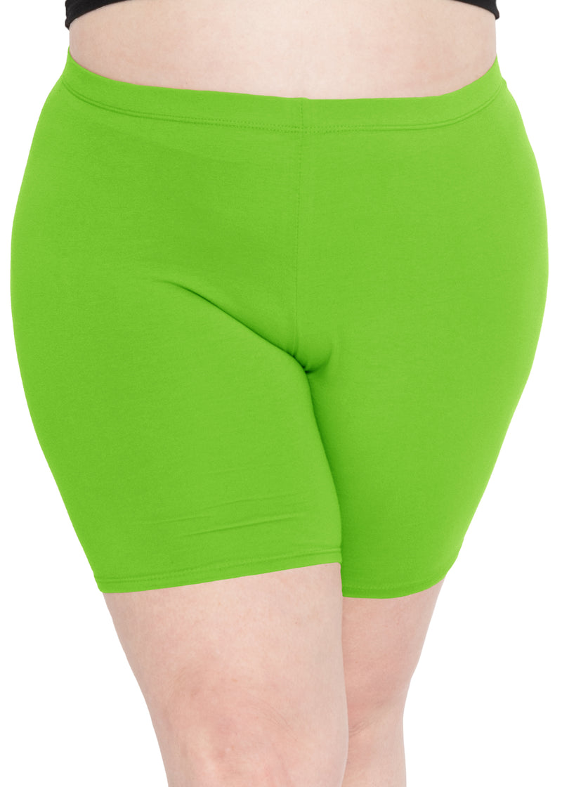 Stretch is Comfort Women s Plus Size Little Joy Cotton Biker Shorts Stretch Is Comfort