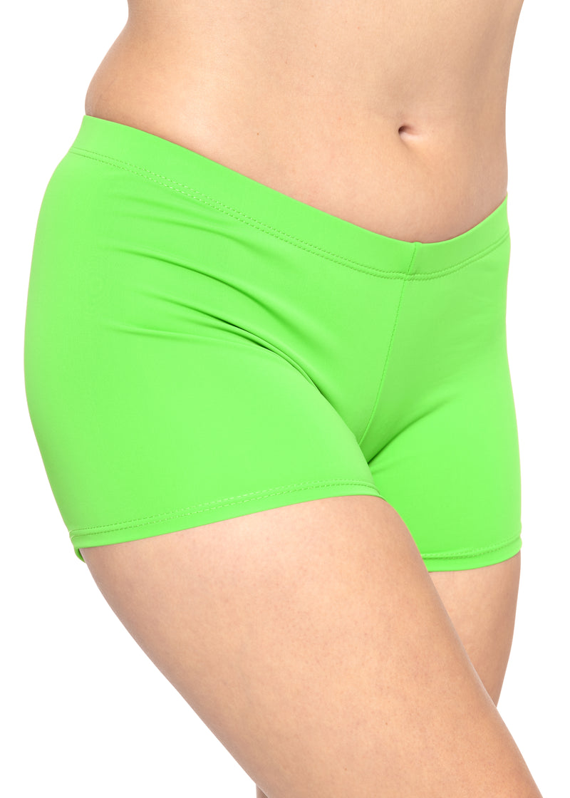 Stretch Is Comfort Women's Nylon/Spandex Booty Shorts | Small-Large