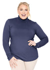 Plus Size Oh So Soft Long Sleeve Turtleneck Top