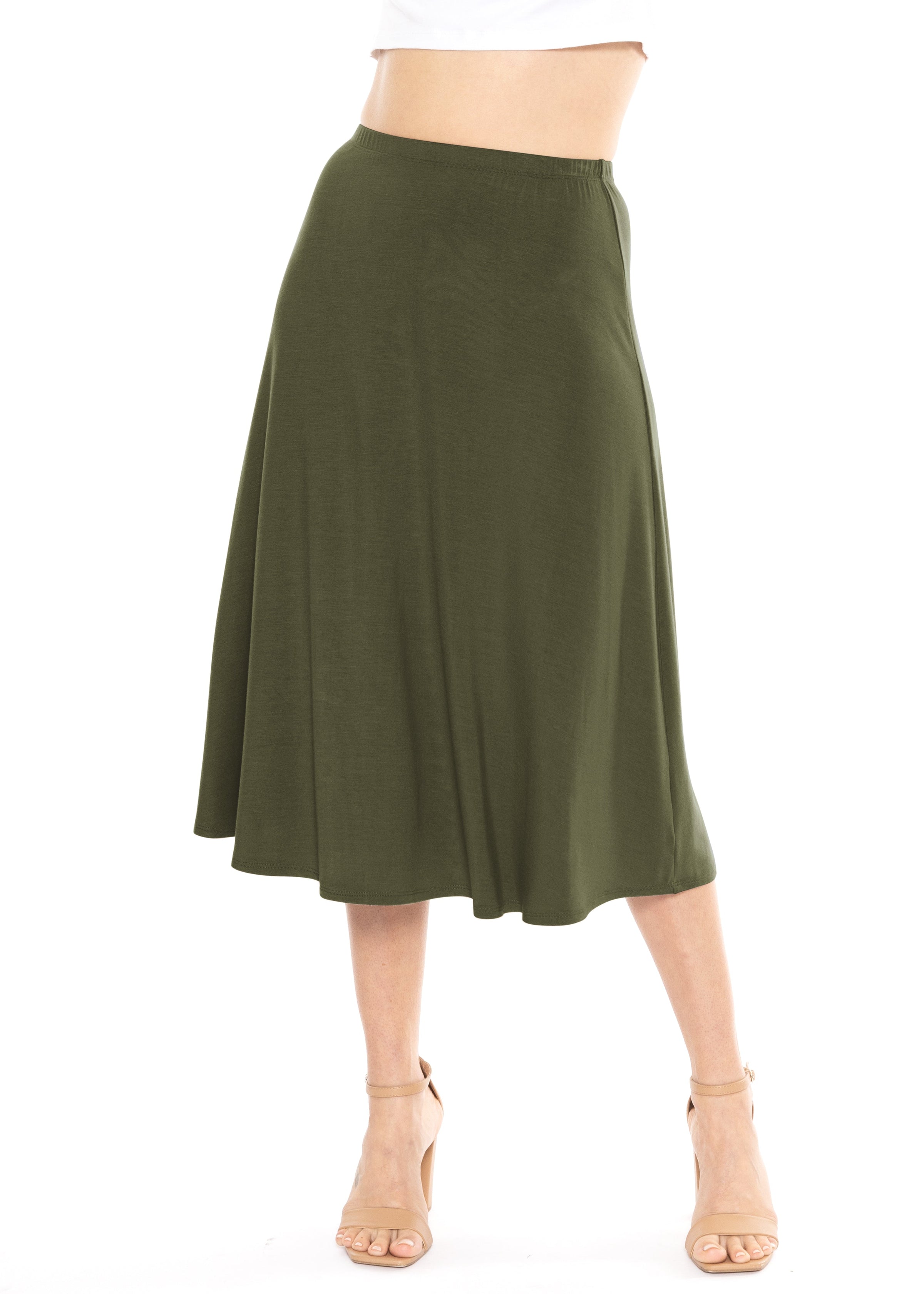 Olive green sales skirts 5xl