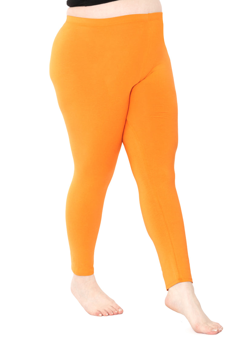 Plus size on sale solid color leggings