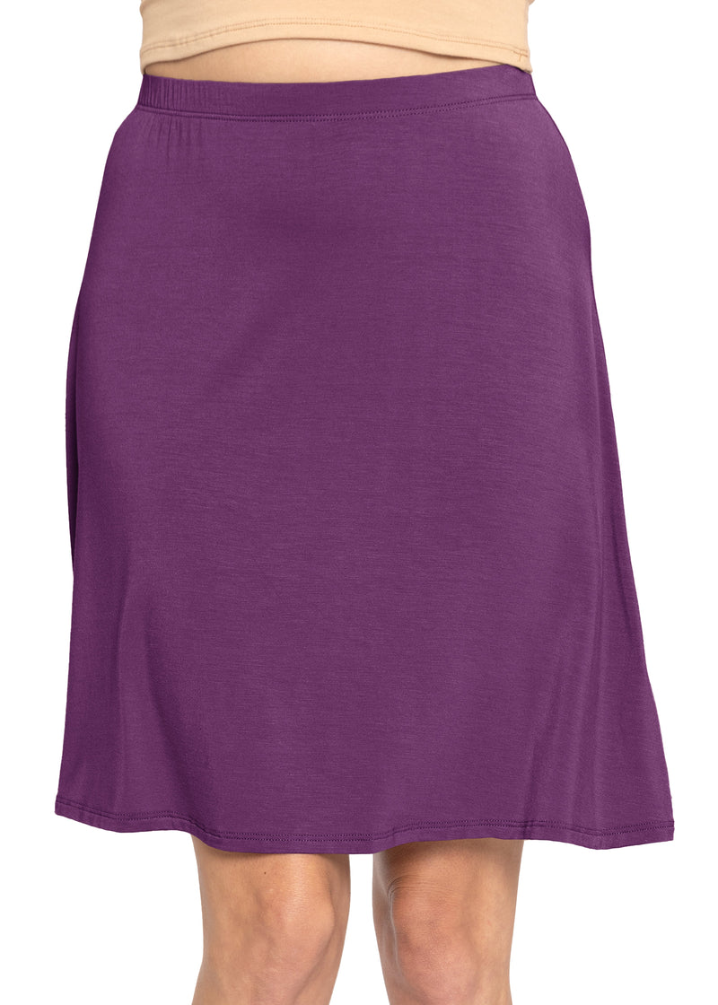 Knee Length A Line Flowy Skirt Comfortable Clothes for Women S 5XL Stretch Is Comfort