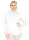 Plus Size Oh So Soft Long Sleeve Turtleneck Top