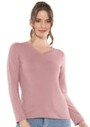 Oh So Soft Long Sleeve V-Neck Tee Shirt