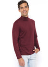 Men’s Oh So Soft Luxe Mock Neck Turtleneck Long Sleeve Shirt