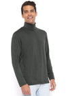 Men's Long Sleeve Poly Spandex Turtleneck