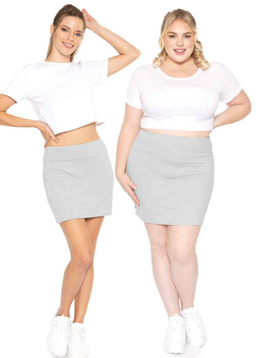 Oh So Soft Essential Mini Skirt | X-Small-3X