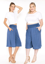 Stretch (Rayon) Gaucho Pants with Pockets