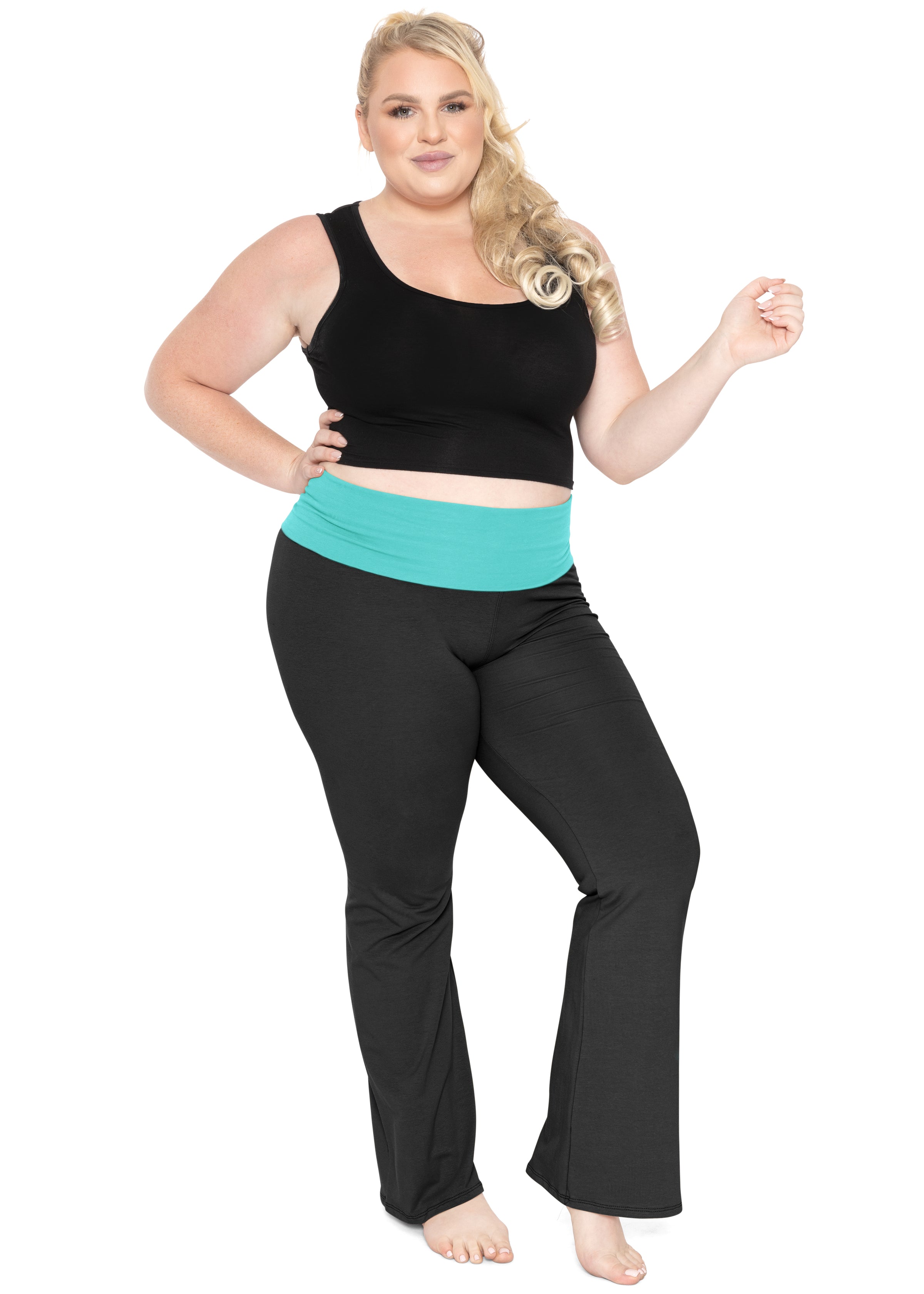 JDEFEG Plus Size Petite Yoga Pants for Women 3X Pants High Shorts