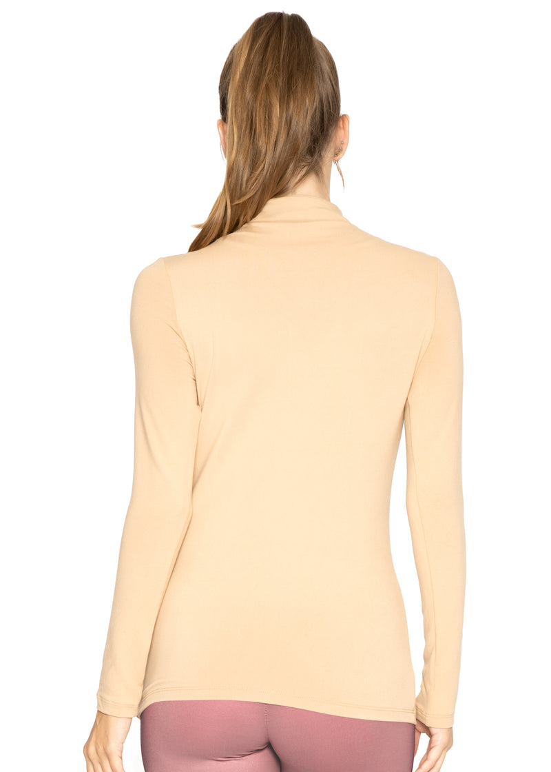 Oh So Soft Classic Fit Long Sleeve Mock Neck Top