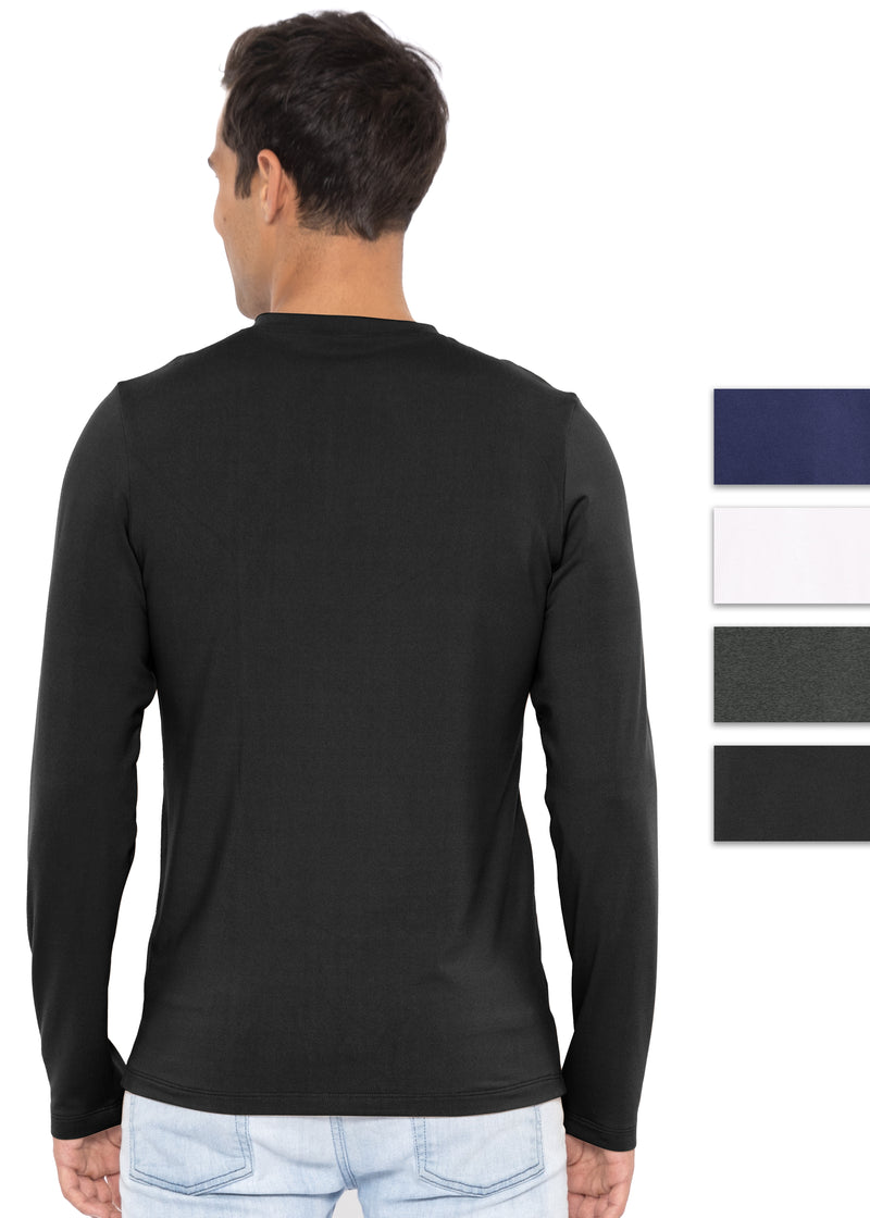 Men’s Oh So Soft Luxe Long Sleeve V Neck Shirt