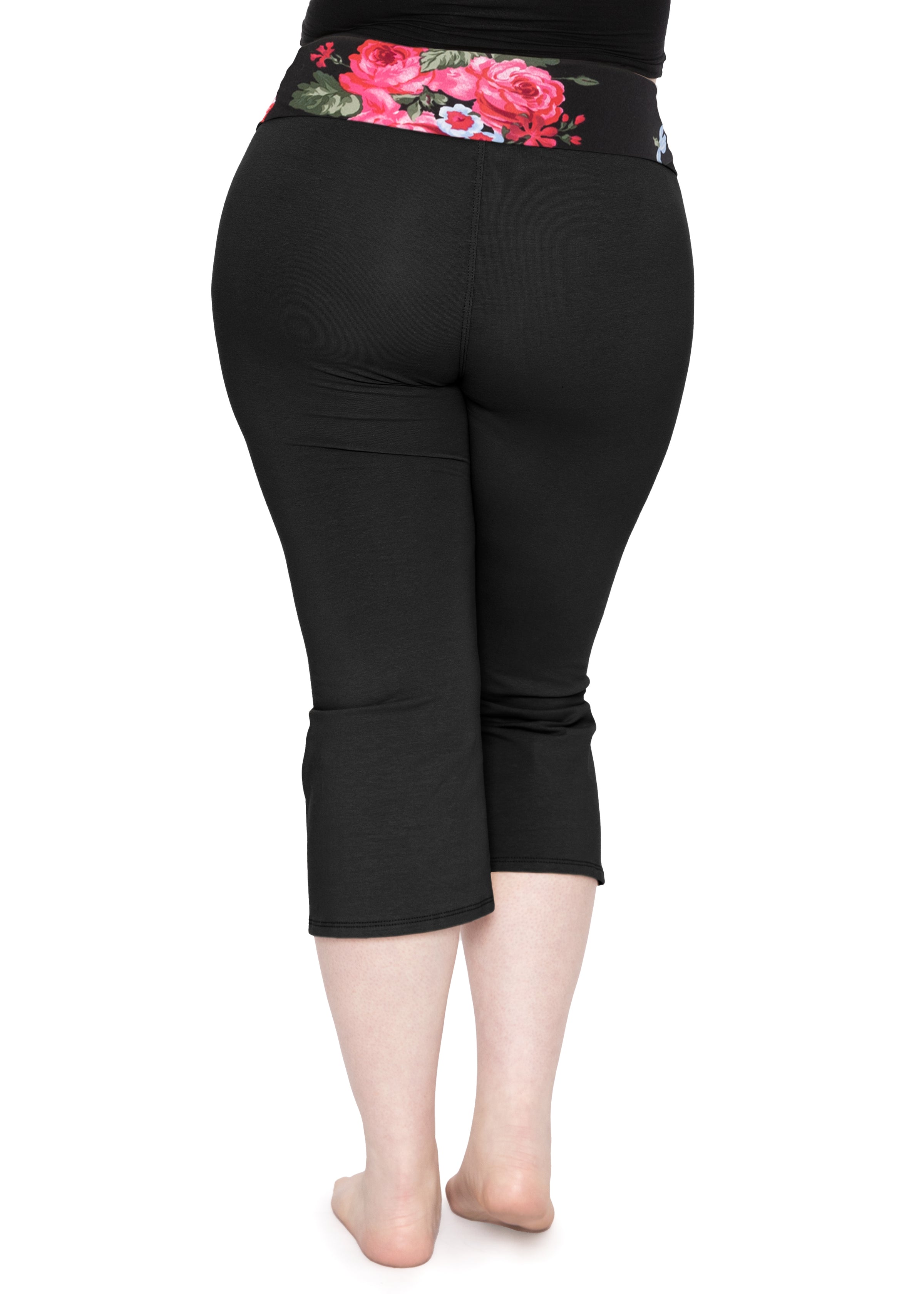 Stretch Is Comfort Women's Capri Yoga Pants | Adult Small- 7x