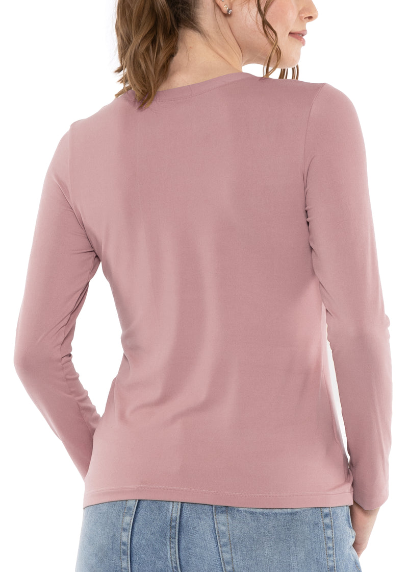 Oh So Soft Long Sleeve V-Neck Tee Shirt