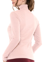 Classic Ribbed Mock Neck Long Sleeve Top | Small - 3X