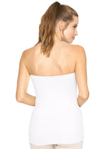 Oh So Soft Ruched Bust Strapless Long Tube Top