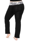 Plus Size Cotton Yoga Pants