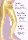 Girl's Metallic Mystique Leggings