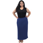 Plus Size Long Tube Skirt